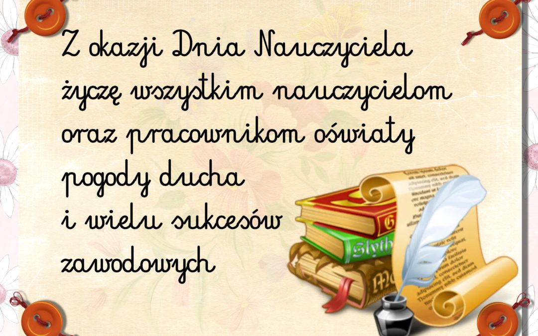 14 października – Dzień Edukacji Narodowej