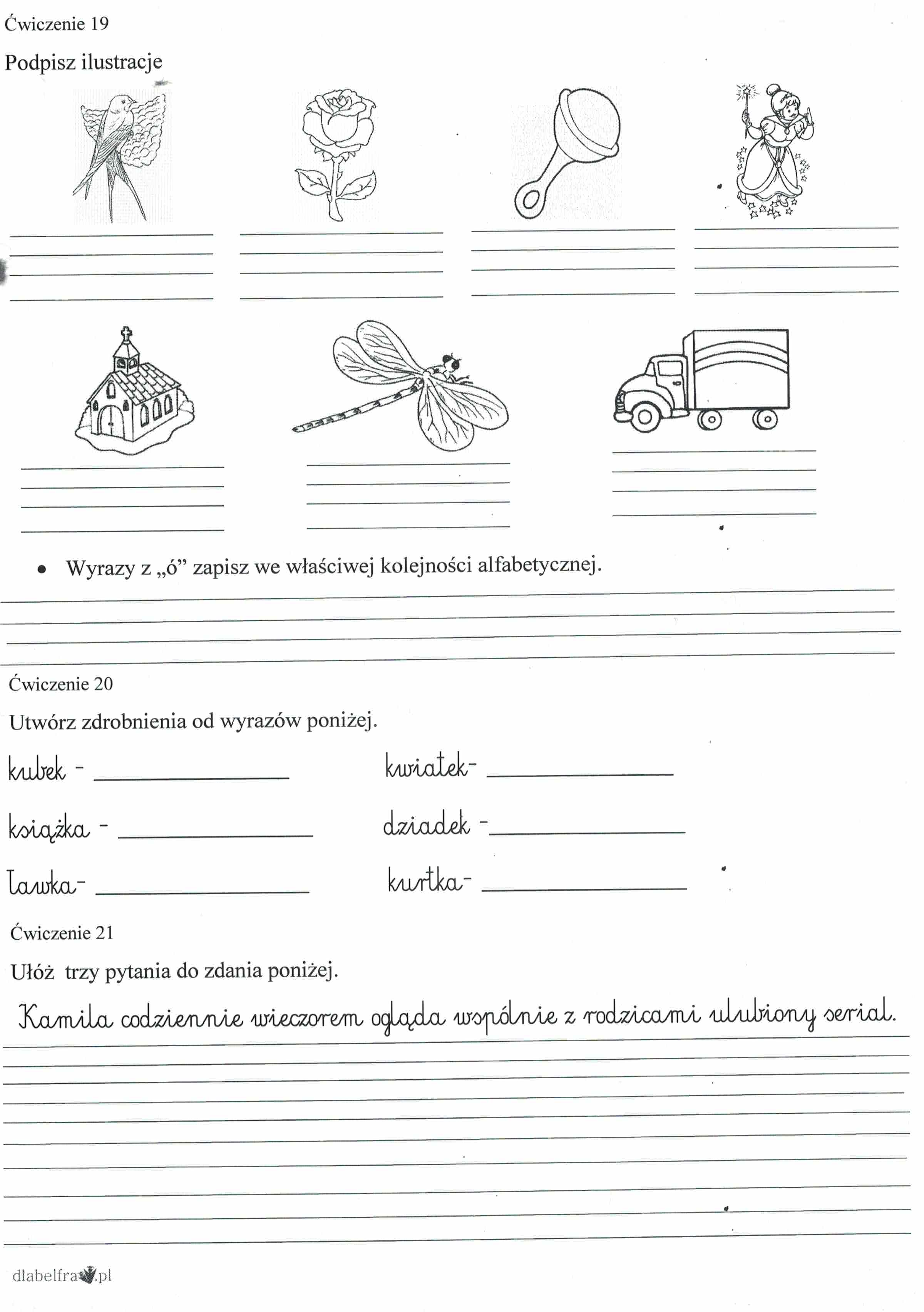 Ortografia Klasa 2 Karty Pracy Ćwiczymy ortografię i gramatykę w klasie 3 cz. 2 | Dla Belfra